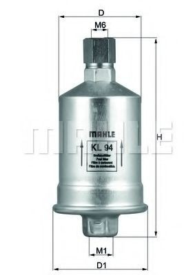 Фильтр тонкой очистки топлива Mahle Original KL94 цена, от 11.33 USD